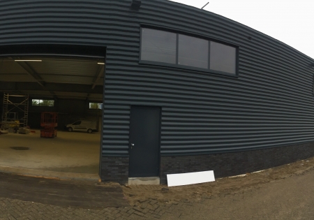 Progress of new-build warehouse Synres-Almoco