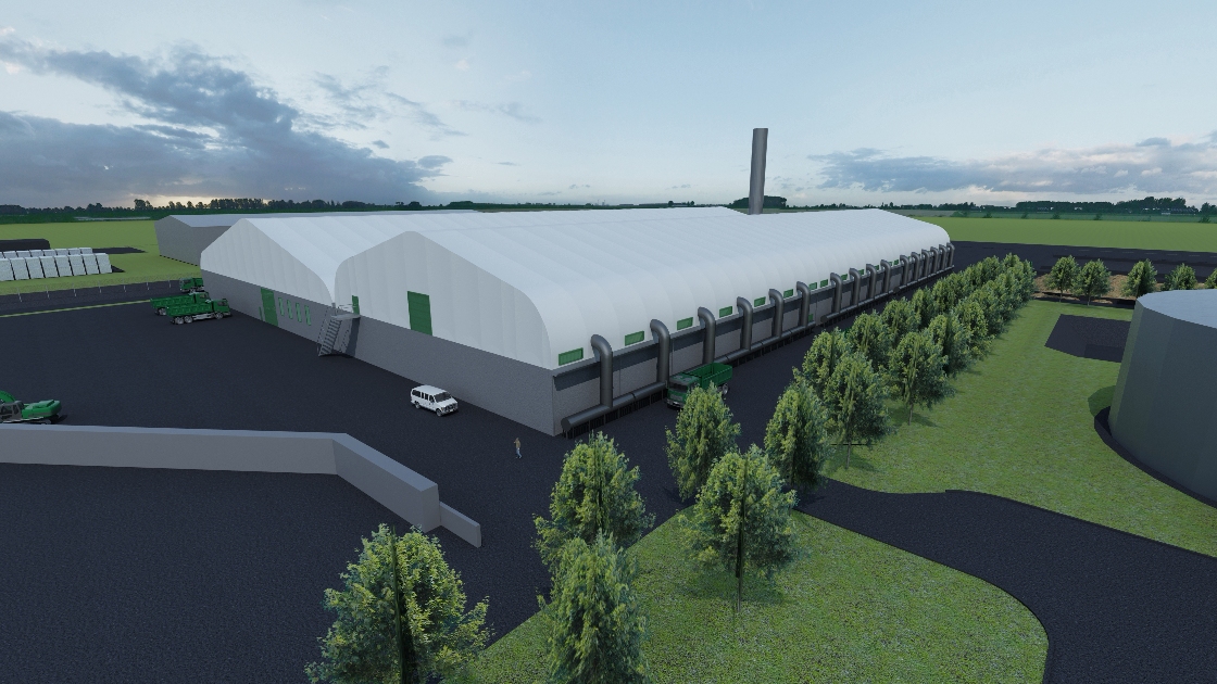 Biggest composting hall in Nederland